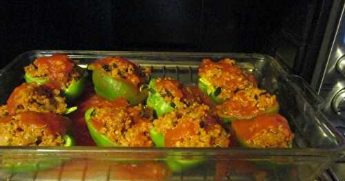 New Spin on a Vintage Recipe — Sausage & Quinoa Stuffed Peppers