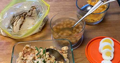 Pasta Salad Bar . . . another assemble-your-own bowl/plate idea 