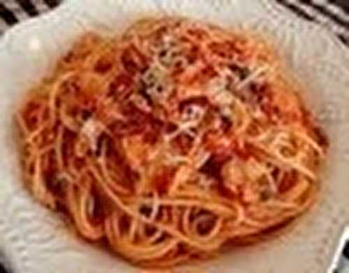 Quick Spaghetti Sauce using Ground Beef Mix