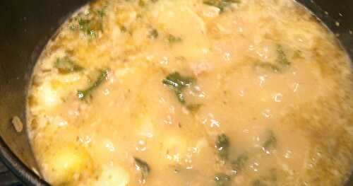 Sausage, Kale and Potato Soup -- inspired by Olive Garden