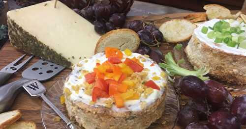 Savory Santa Fe Cheesecake -- perfect as an appetizer!