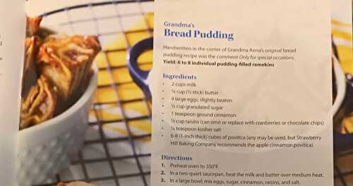 Strawberry Hill's Povitica Bread Pudding