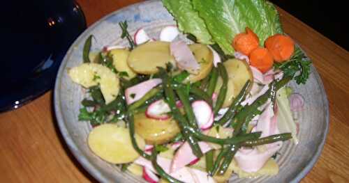 Supper is Ready – Marinated Green Beans, Ham & Potato Salad