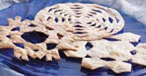 Tortilla Snowflakes 