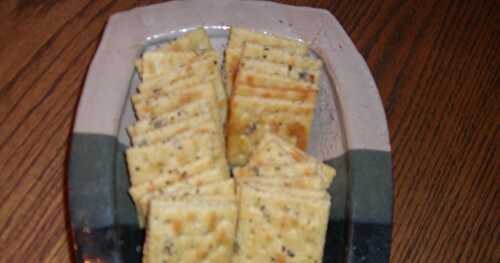 Tribulations & Hesitations in the Kitchen – Spicy Saltine Crackers