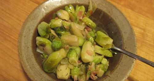 Try It, You’ll Like It!  Barry’s Brussels Sprouts w/ Bacon      