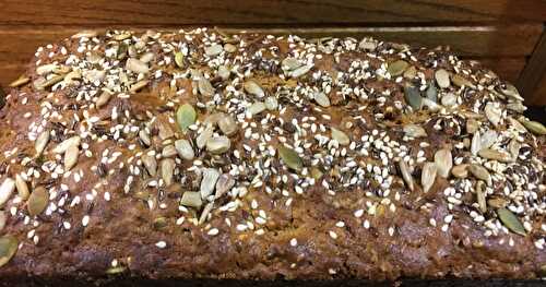 Trying new recipes -- Eating Well's Seeded Whole-Grain Quick Bread
