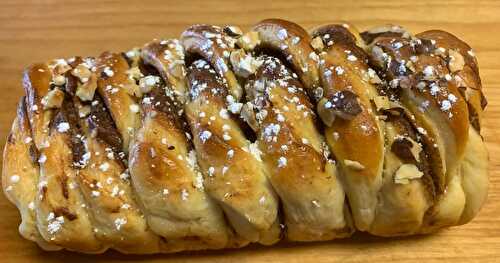  Twisted Chocolate Hazelnut Loaves