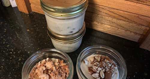 UPDATED Granola Pudding . . . made from oat flour that you make youself  