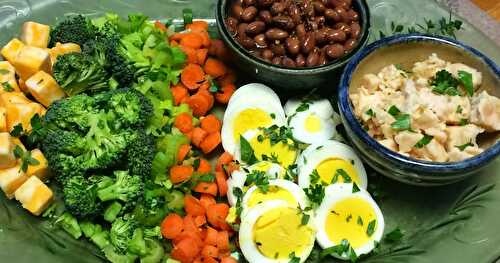 Very little cooking involved . . . Simple Supper Salad Platter