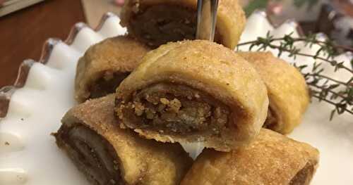 Walnut-filled Rugelach Bites