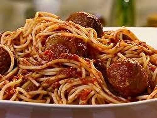 Who Knew? Meatballs are the NBT! Spaghetti & Meatballs