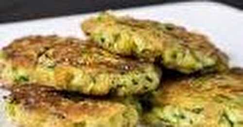 Zucchini Pancakes — plain or topped with an egg