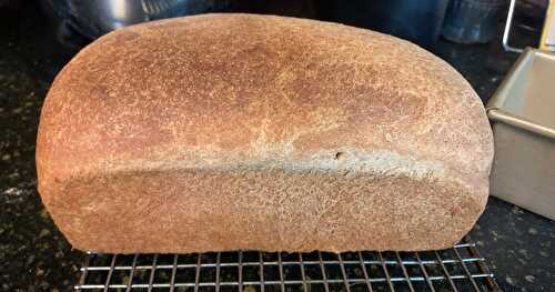 100% Whole-Wheat Honey Bread 