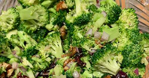 Broccoli Salad with Honey Mustard Dressing 