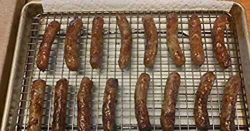   Baked Link Sausages  - no muss, no fuss!