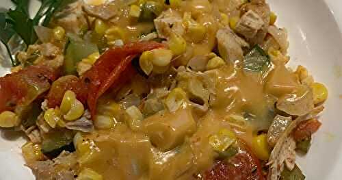 Tex Mex Chicken & Zucchini Skillet 