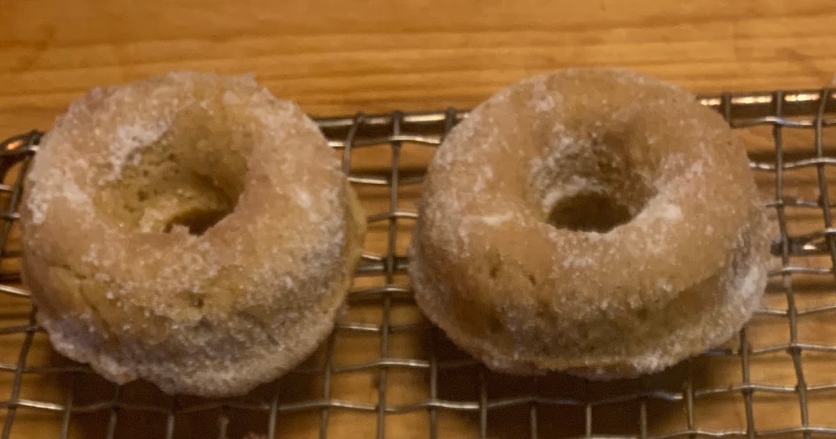 Pumpkin Cinnamon Sugar Donuts, baked not fried
