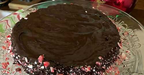 Flourless Chocolate Cake with a HOLIDAY TWIST  