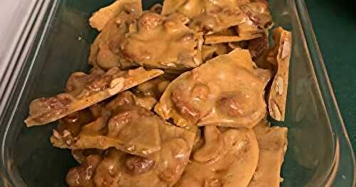 Microwave Cashew Brittle