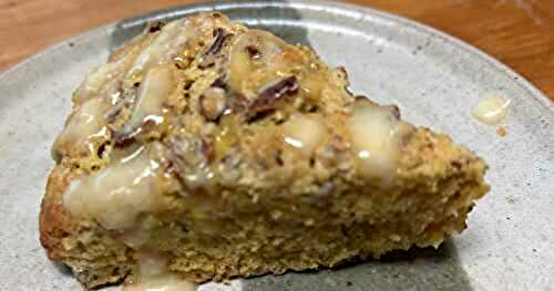 Pecan-topped Pumpkin & Spice Scones