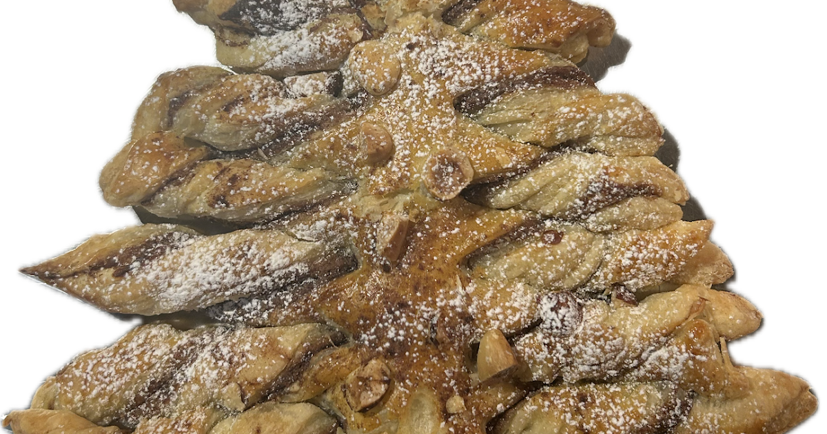Nutella Puff Pastry Christmas Tree