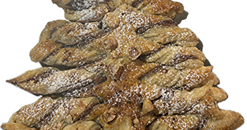 Nutella Puff Pastry  Christmas Tree 