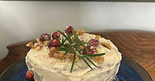 Cranberry-Walnut (small batch) Bundt Cake