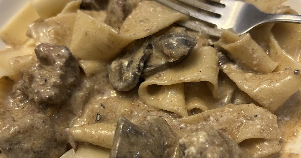 Slow Cooker Beef Stroganoff