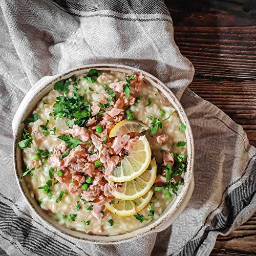 Salmon & Lemon Risotto Recipe - Cooking with Bry