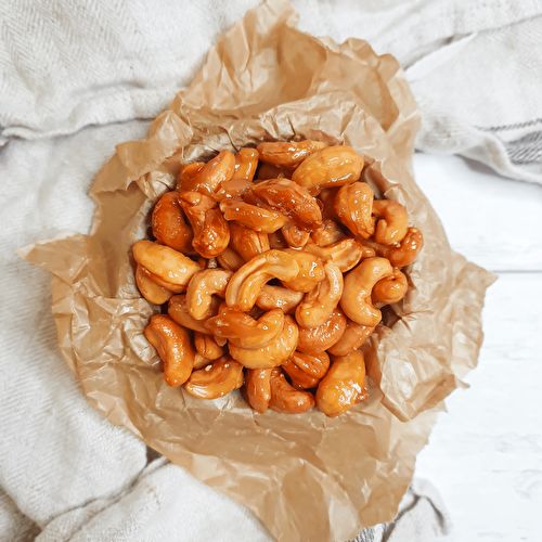 Salted Caramel Cashews Recipe - Cooking with Bry