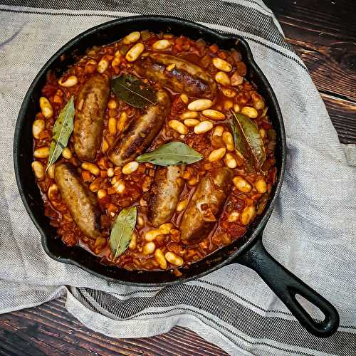 Sausage & White Bean Cassoulet Recipe - Cooking with Bry