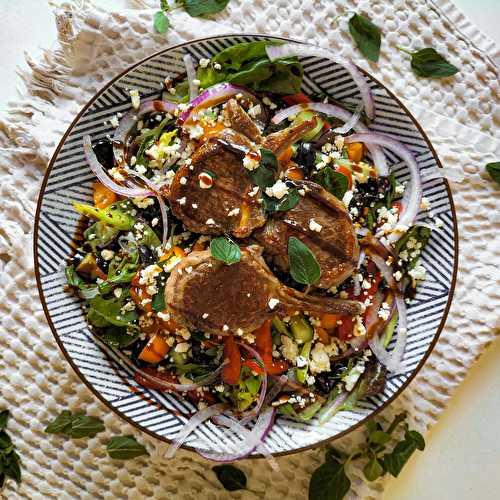 Spring Lamb Salad - Cooking with Bry