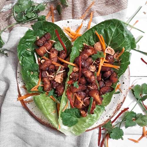 Vietnamese Pork Belly Lettuce Wraps - Cooking with Bry