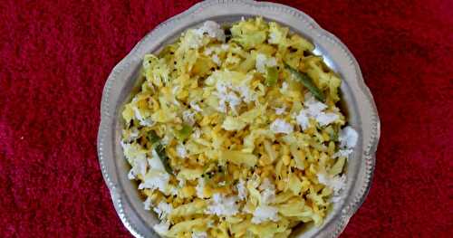 CABBAGE & MOONG DAL STIR FRY