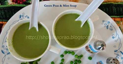 GREEN PEAS & MINT SOUP