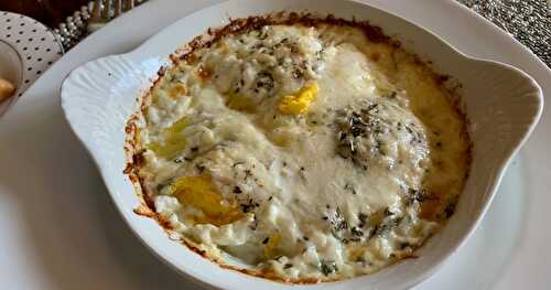 HERBED BAKED EGGS