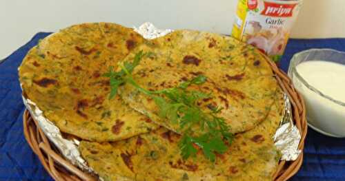 KOTHIMBIR PARANTHA