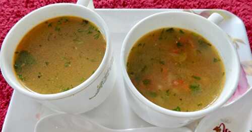 MIXED VEGETABLE CLEAR SOUP