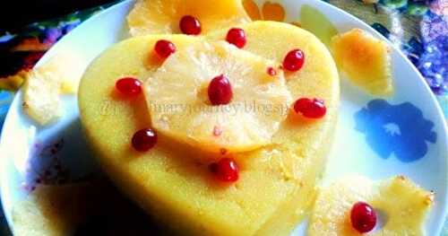PINEAPPLE PUDDING: GUEST POST BY PREETI BALIGA