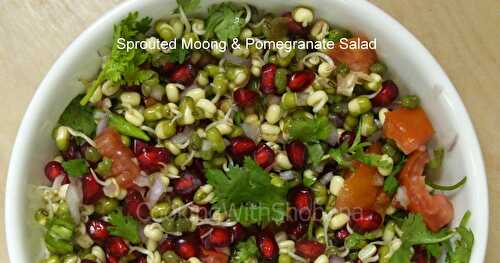 POMEGRANATE & SPROUTED MOONG SALAD
