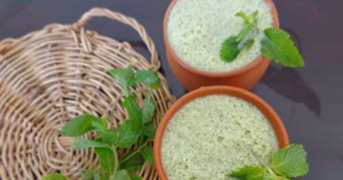 PUDINA CHAAS (MINTY BUTTERMILK)