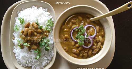 RAJMA (RED KIDNEY BEANS) CURRY