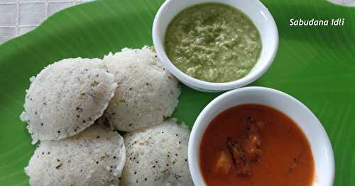 SABUDANA IDLI