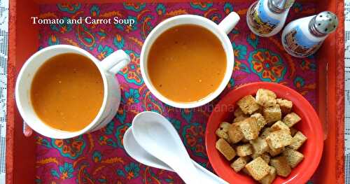 TOMATO AND CARROT SOUP