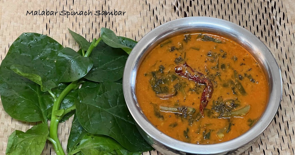 MALABAR SPINACH SAMBAR