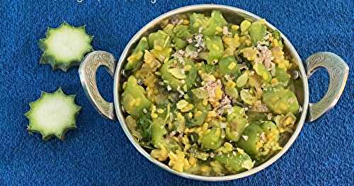 DODKA (RIDGE GOURD) BHAJI