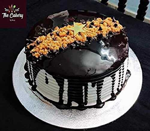 EGGLESS CHOCO BUTTERSCOTCH CAKE - GUEST POST BY MANJU G. RAO