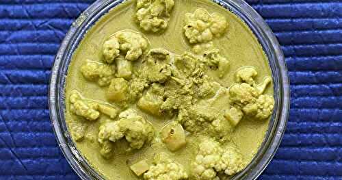 CAULIFLOWER GREEN CURRY