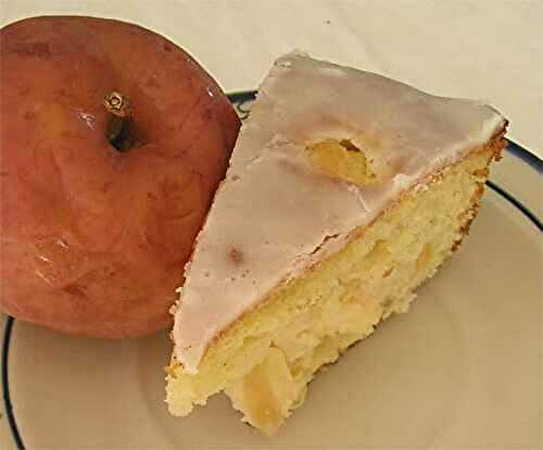 Apple Cake with Lemon Glaze